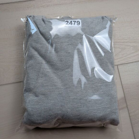 Lululemon City Sweat Pullover Hoodie Mens Medium Heathered Gray Stretch M3ATLS - Picture 10 of 11